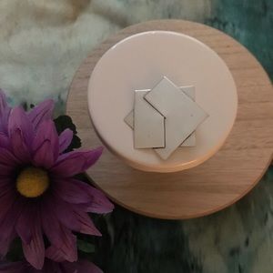 Bold sterling silver pendant....